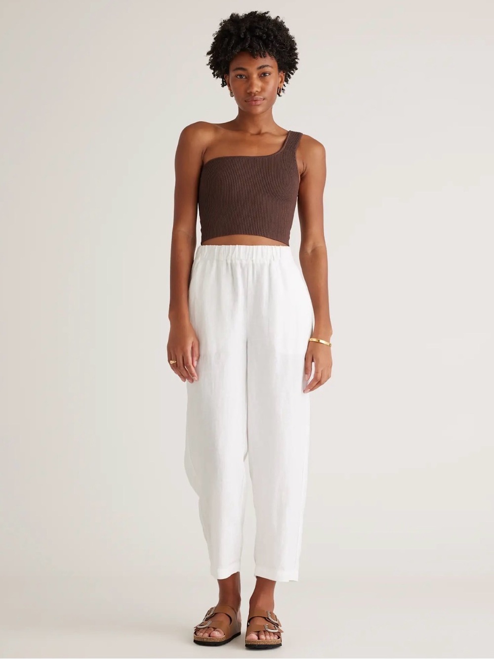 NWT Quince European Linen Pants Size L - Picture 2 of 9